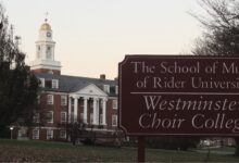 Westminster Choir College campus was located in Princeton, but is now in Lawrenceville.